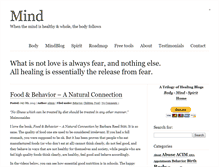 Tablet Screenshot of mind.patriciarobinett.com